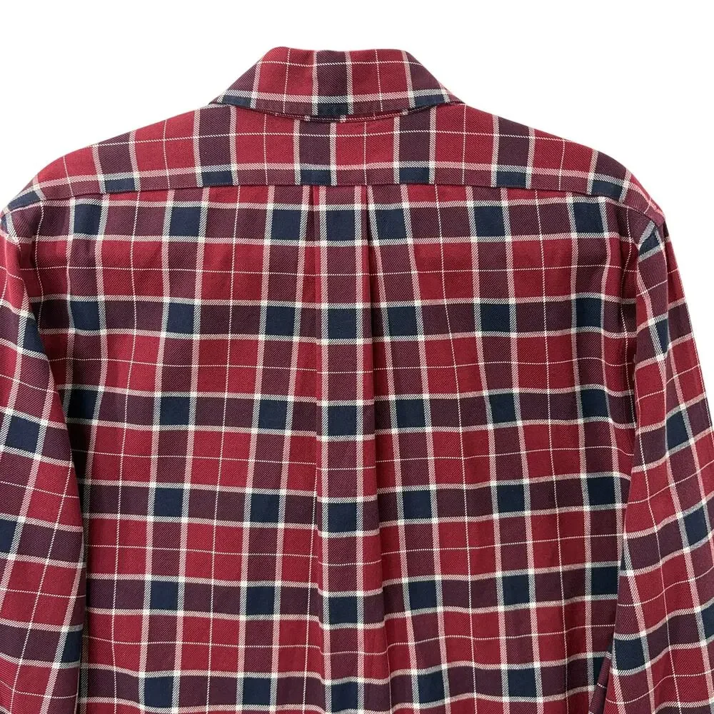 Brooks Brothers‎ Mens Size M Regent Shirt Button Up Plaid Non Iron Supima Cotton